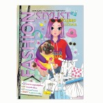 Книжка 'Fashion stylist' 12 сторінок, МІКС, АЦ-07, Апельсин АЦ-07