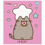 Зошит учнівський, клітинка 12 арк. 'Pusheen', YES 766923