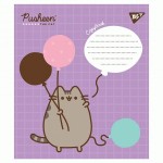 Зошит учнівський, клітинка 12 арк. 'Pusheen', YES 766275