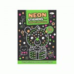 Книжка 'NEON STICKERS book', МІКС РМ-69 Апельсин РМ-69