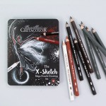 Набір олівців для рисунку X-SKETCH Mega Sketching. 12шт. мет. коробка, Cretacolor