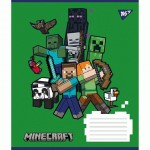 Зошит учнівський, коса лінія 12 арк. 'Minecraft. Hostile', YES 767211 767211