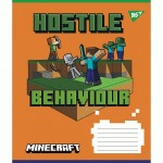 Зошит учнівський, коса лінія 12 арк. 'Minecraft. Hostile', YES 767211 767211