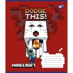 Зошит учнівський, коса лінія 12 арк. 'Minecraft. Hostile', YES 767211 767211