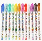 Набір гелевих ручок 'Glitter pens' 12 кольорів, PVC, 528-12 528-12