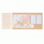 Діловий записник А5 датований Leo Planner 'Binario', м’який, 368 стор., синій, 252540 252540