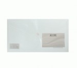 Папка-конверт TRAVEL на кнопці DL, глянцевий прозорий пластик, прозора, BM.3938-00 3938-00