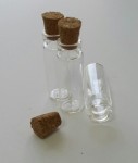 Стеклянная бутылочка с пробкой, 11 * 32мм. 2 мл. ST-003 ST-003