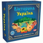 Гра преміум в гофрокартонній коробці (кришка+дно) 'Вікторина України', Остапенко, ARTOS