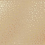 Лист односторонней бумаги с фольгированием 'Golden Maxi Drops Kraft # 1', 30 * 30см, 200г / м2, 01-003 01-003
