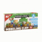 Пластилін YES 6 кольорів 'Minecraft' 120 г, 540650