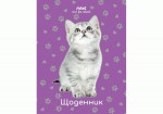 Щоденник шкільний, 165х210мм, обкл. картон з поролоном, лам., шитво на нитку 48арк., МХ29932-43 МХ29932-43