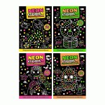 Книжка 'NEON STICKERS book', МІКС РМ-69 Апельсин РМ-69