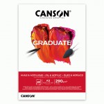 Склейка паперу для акрилу та олії GRADUATE. A5 (14.8*21см), 290г/м2, 20л, Canson