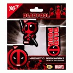 Закладки магнітні YES Marvel.Deadpool, 3шт., 707736 707736