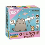 Фарби гуашеві Yes Pusheen 9 кольорів 20 мл., 230401 230401