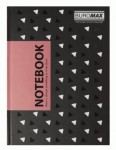 Записна книжка INSOLITO, А5, 96 арк., клітинка, тверда картонна обкладинка, рожева, BM.24511102-10 BM.24511102-10